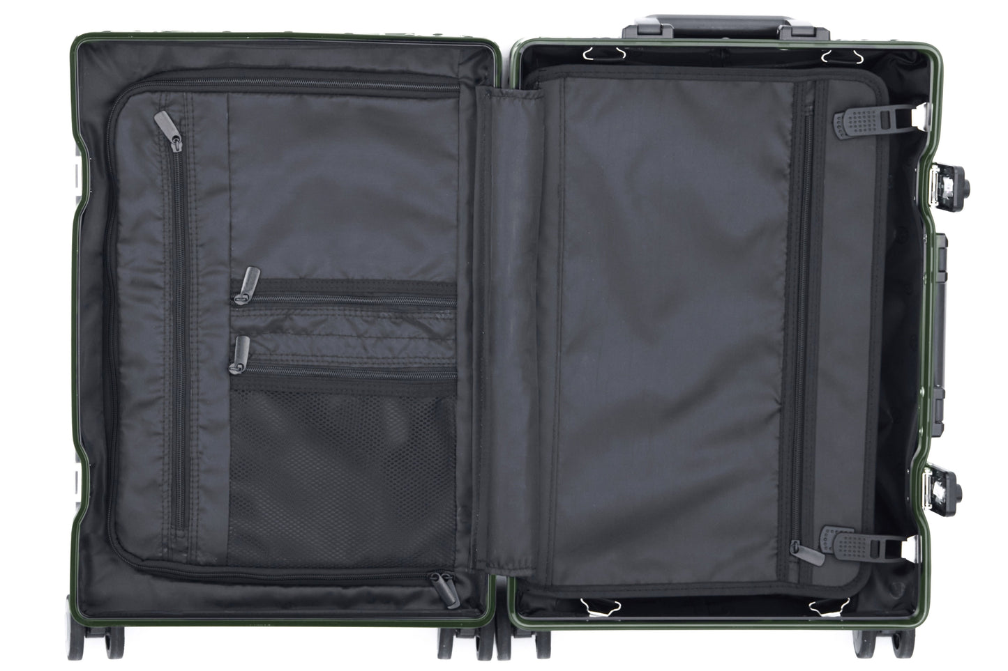 GMT Zero Sidemen (Forest Green) - Full Aluminium Cabin Suitcase