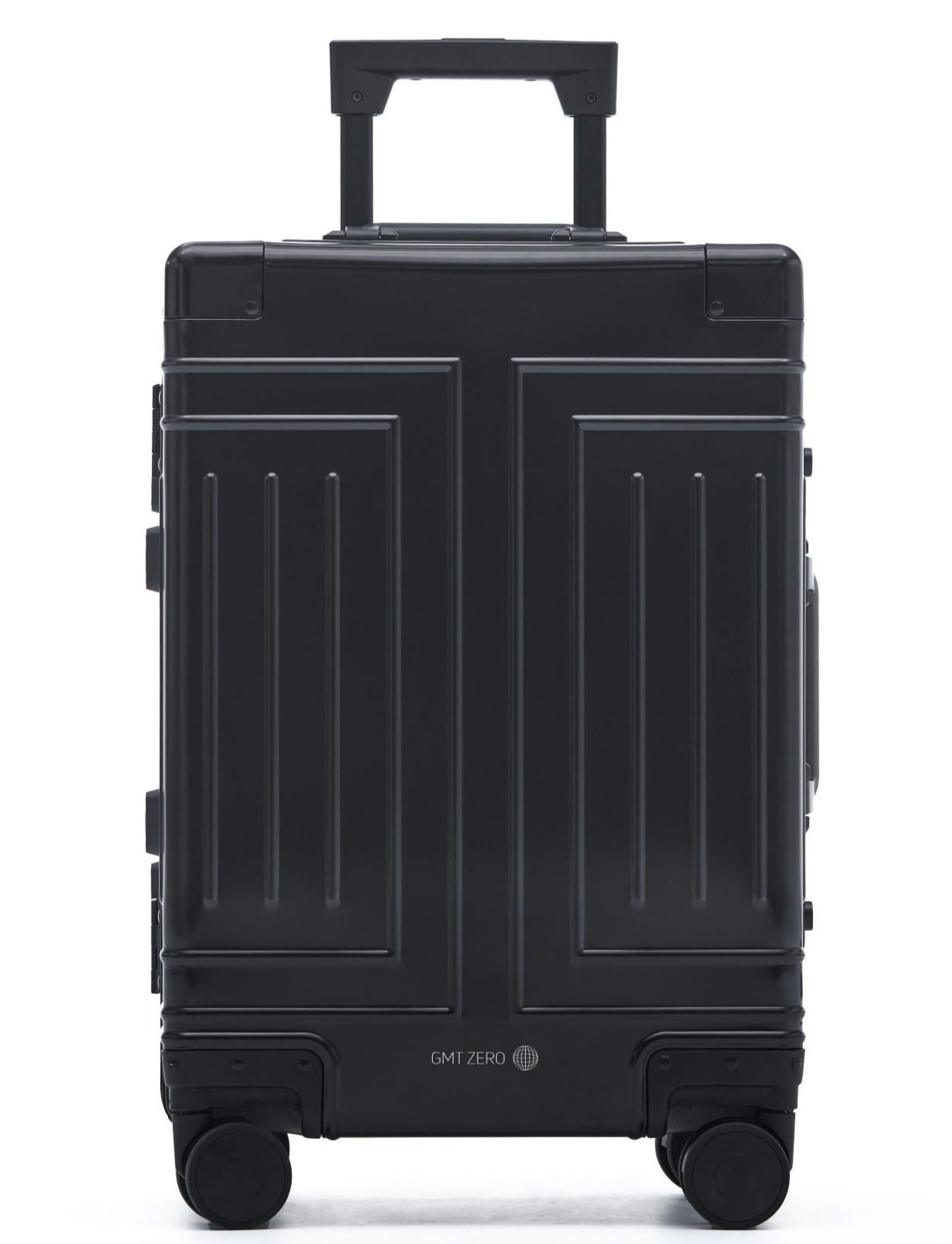 GMT Zero Pantelleria (Black) - Full Aluminium Cabin Suitcase