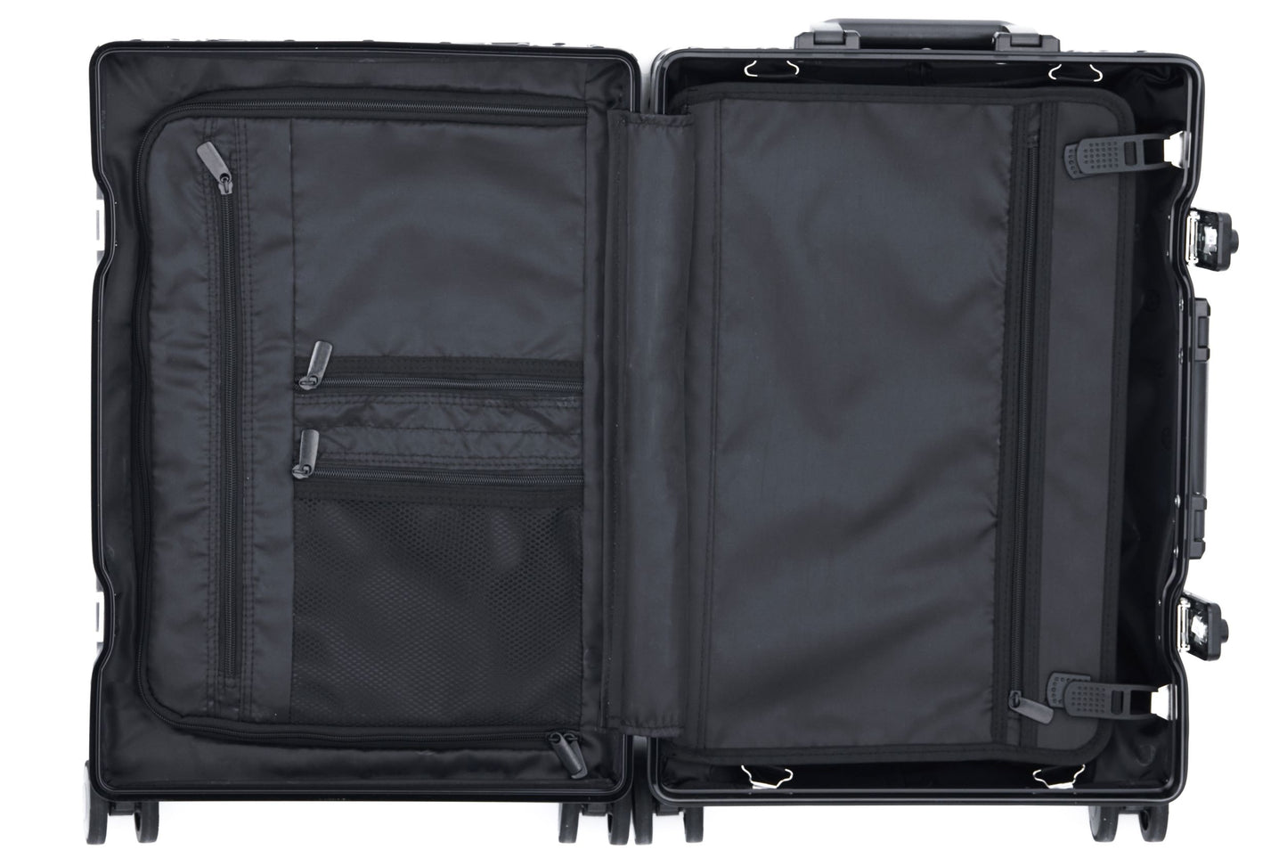 GMT Zero Pantelleria (Black) - Full Aluminium Cabin Suitcase